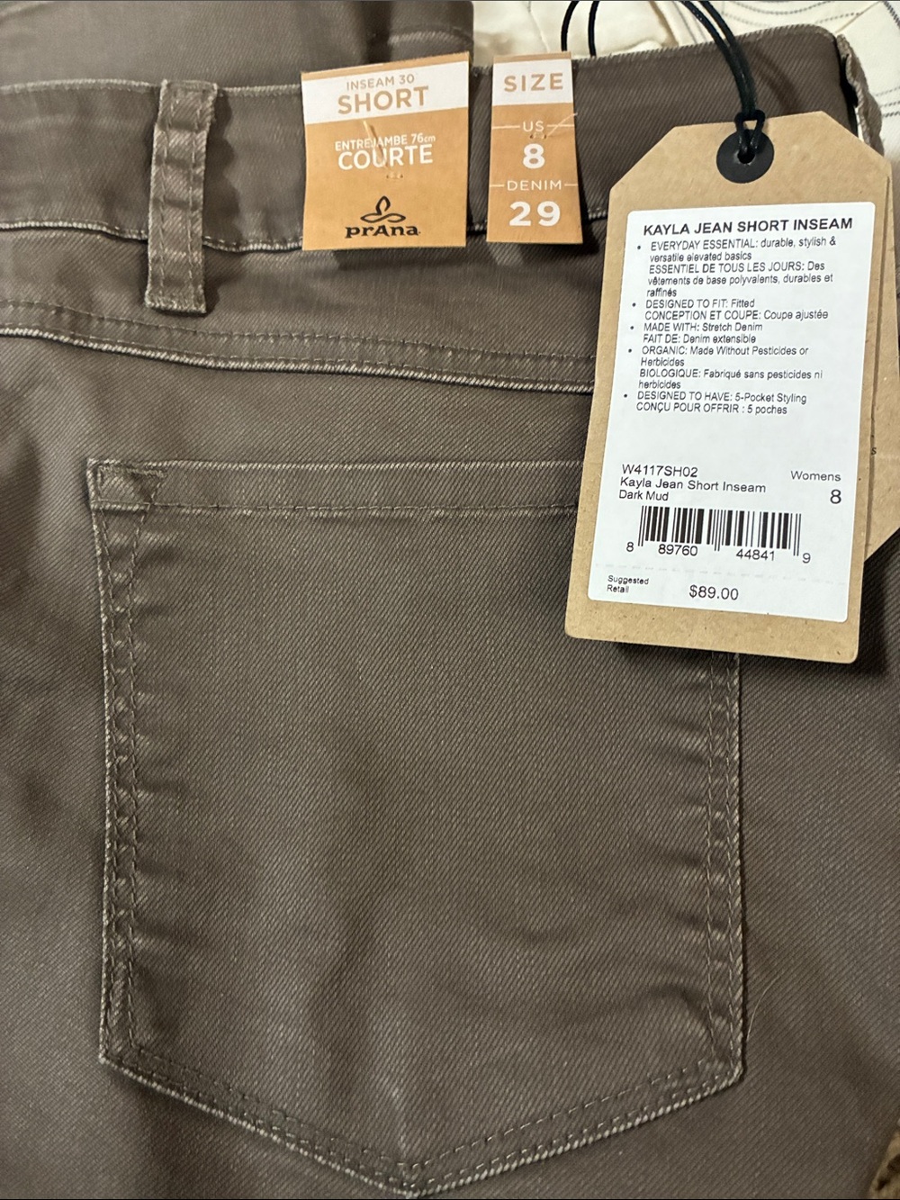 Prana Kayla Jean in Dark Mud - Women’s Pants